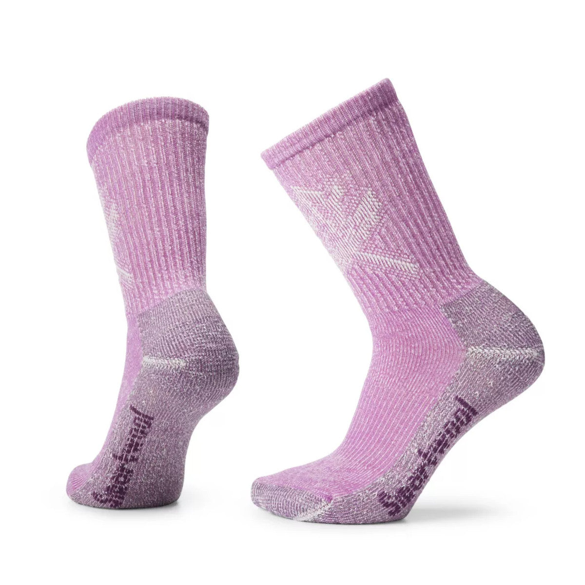 Classic Hike Leaf Pattern Crew Socks - Women's