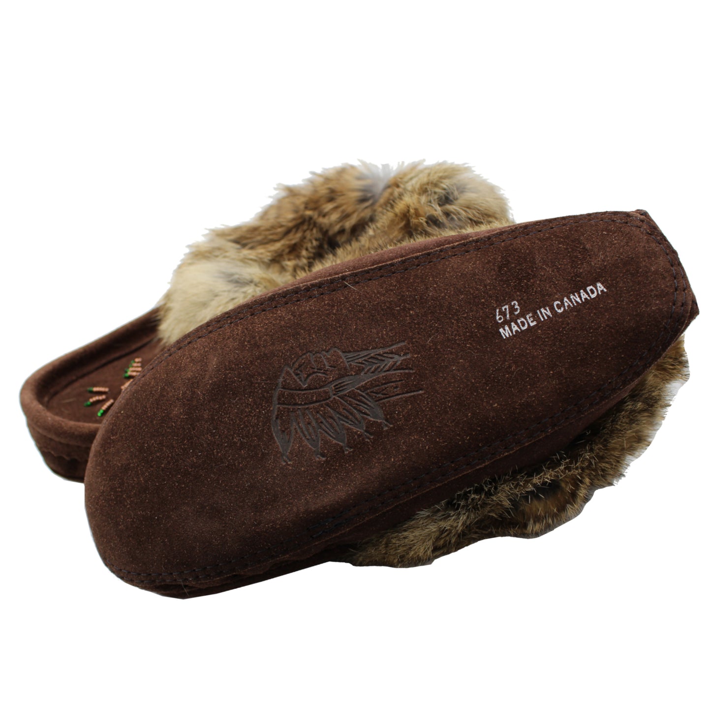 Beaded Suede Moccasins