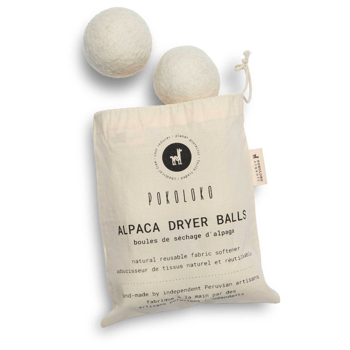Alpaca Wool Dryer Balls