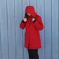 Classic Fitted Wool Coat - Women's