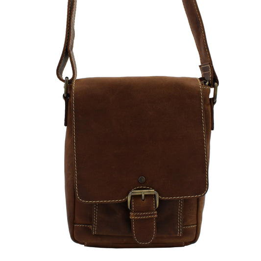 RE Leather Handbag (7.5"x10"x2.25")