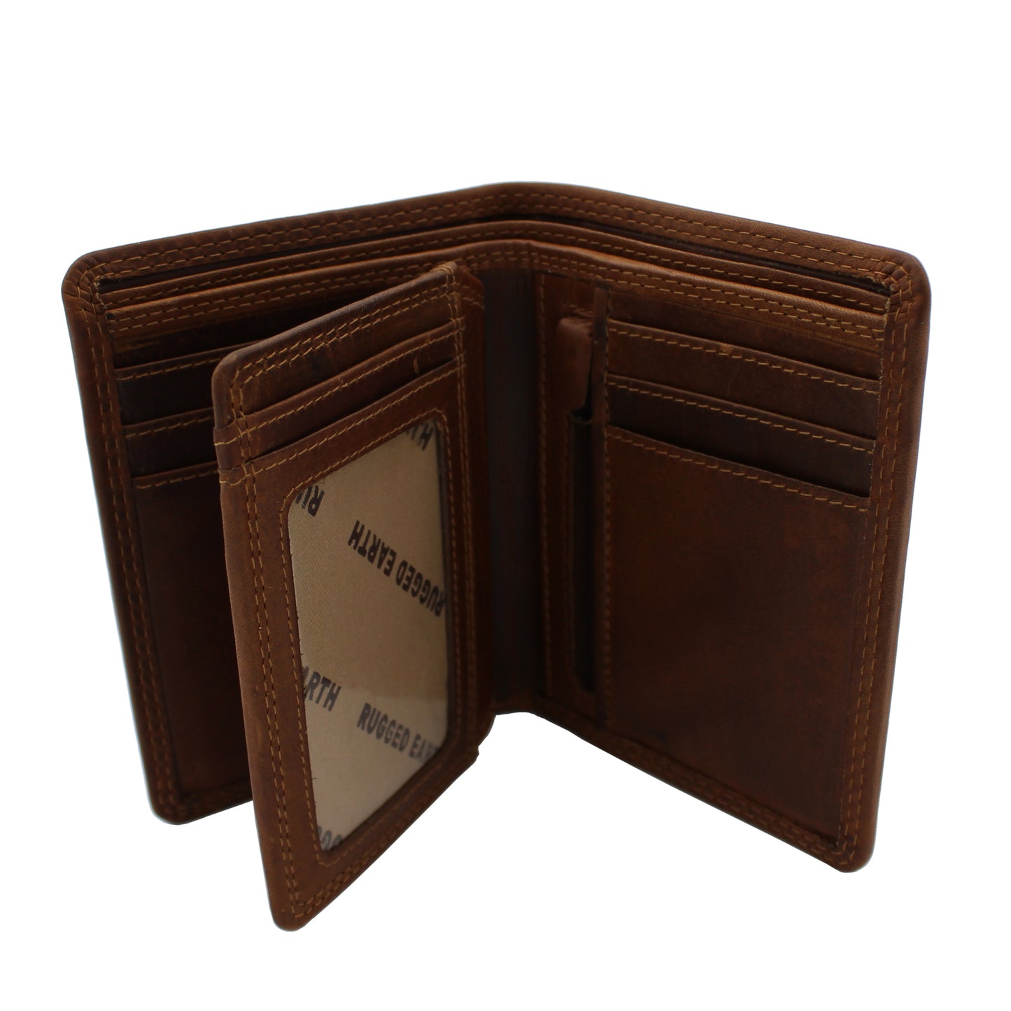 RE Leather Wallet - Bifold with ID Flap