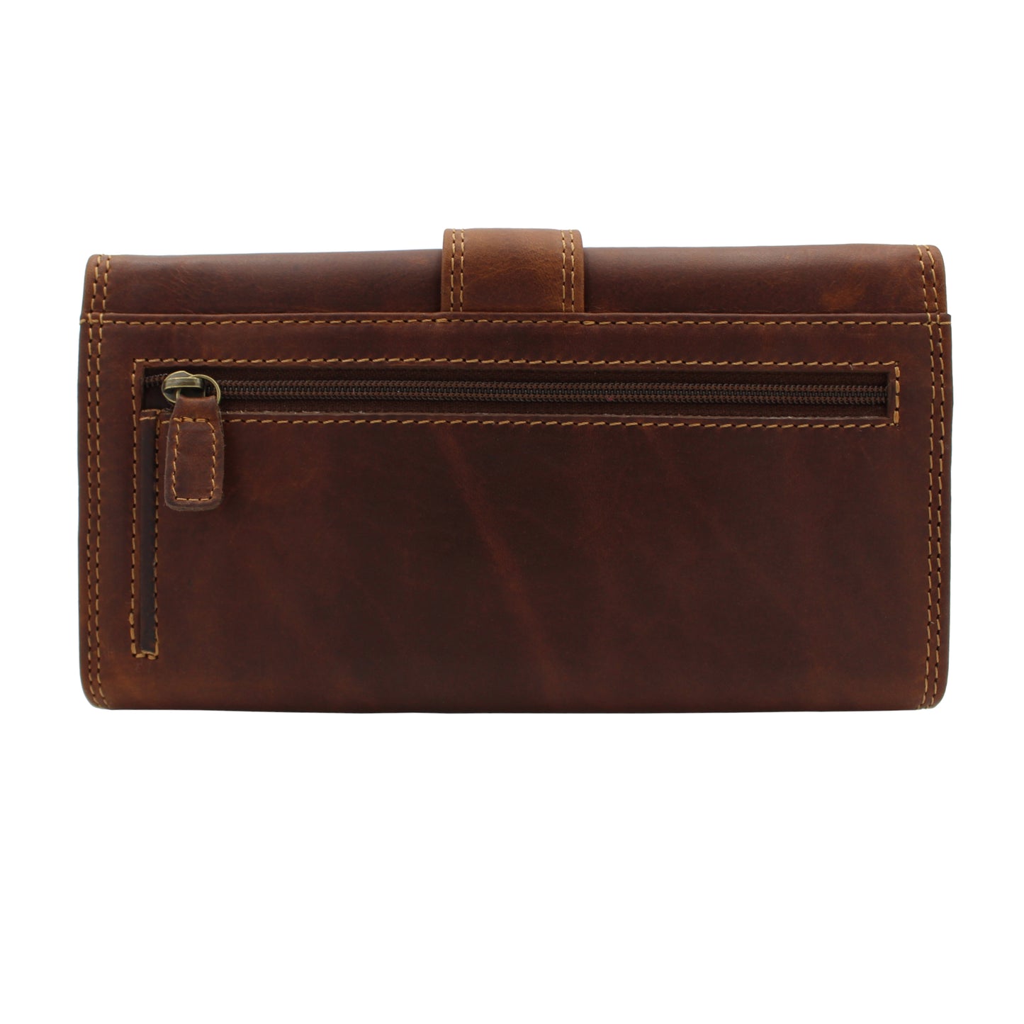 RE Leather Wallet - Clutch