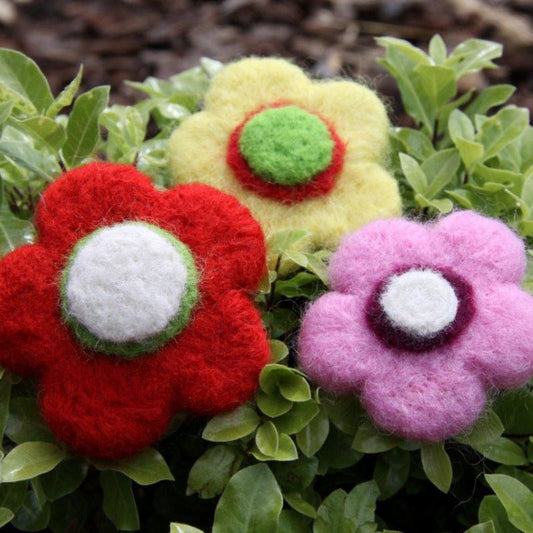 Needle Felting Kit - Flowers