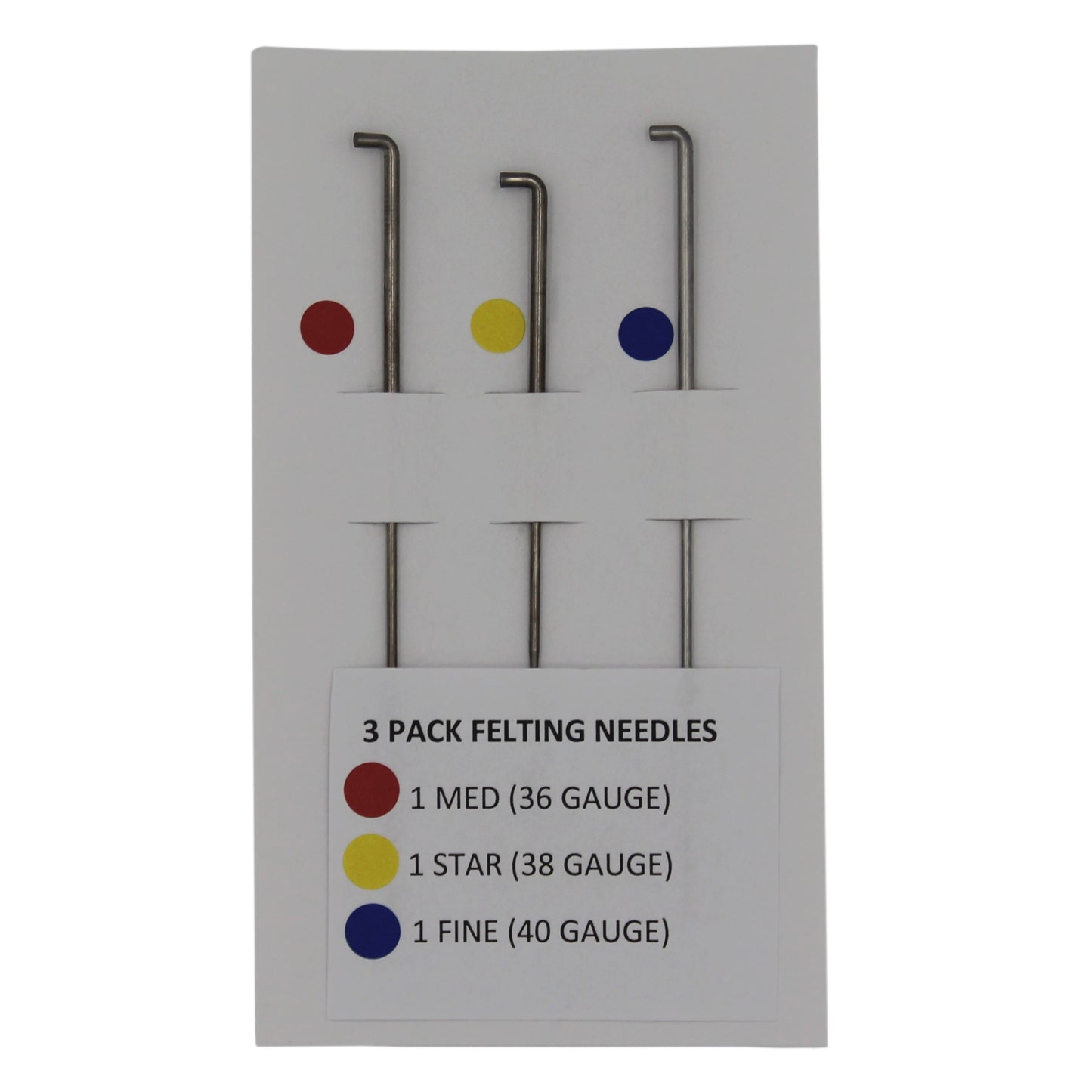 Felting Needles - Pack of 3