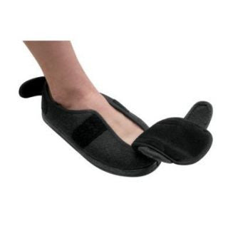 Velrco Wool Felt Hard Sole Medical Slippers.