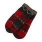 Plaid Xs Mitts