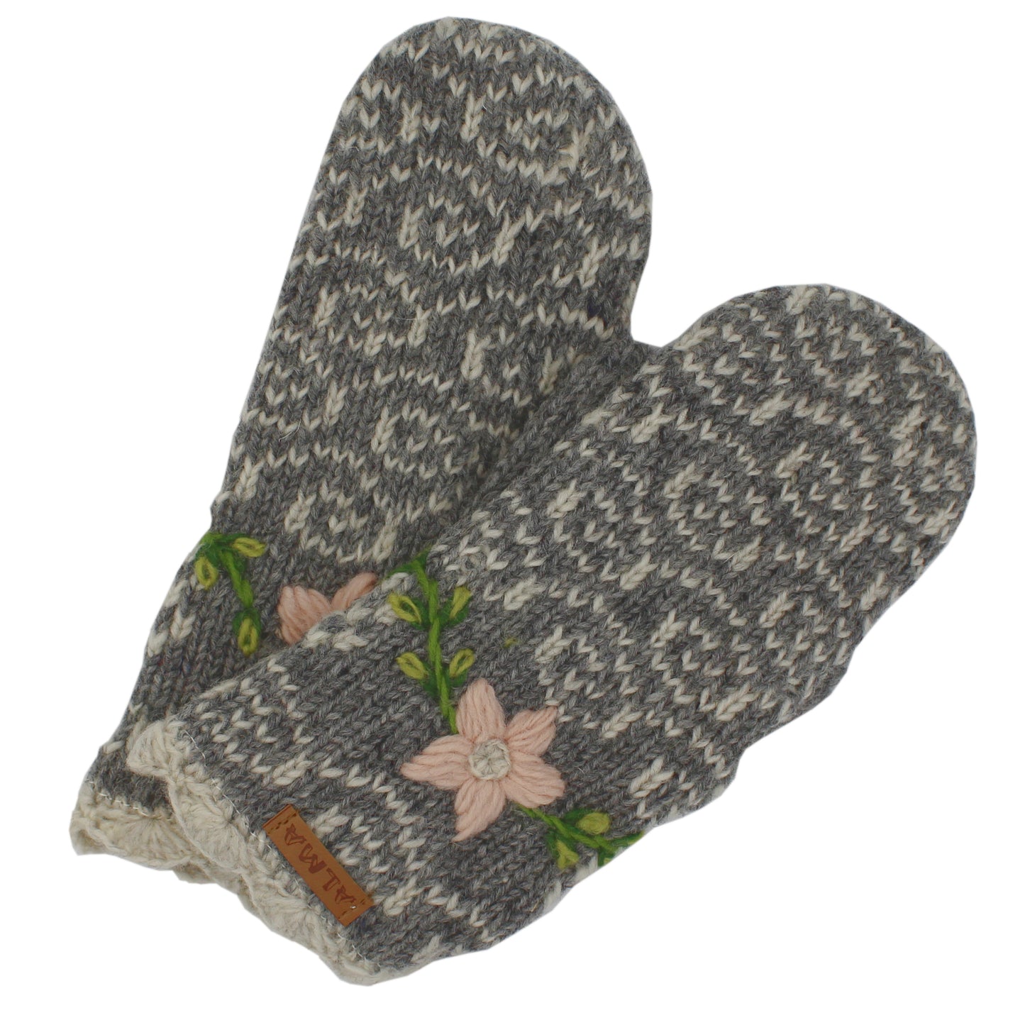 Embroidered Mitts