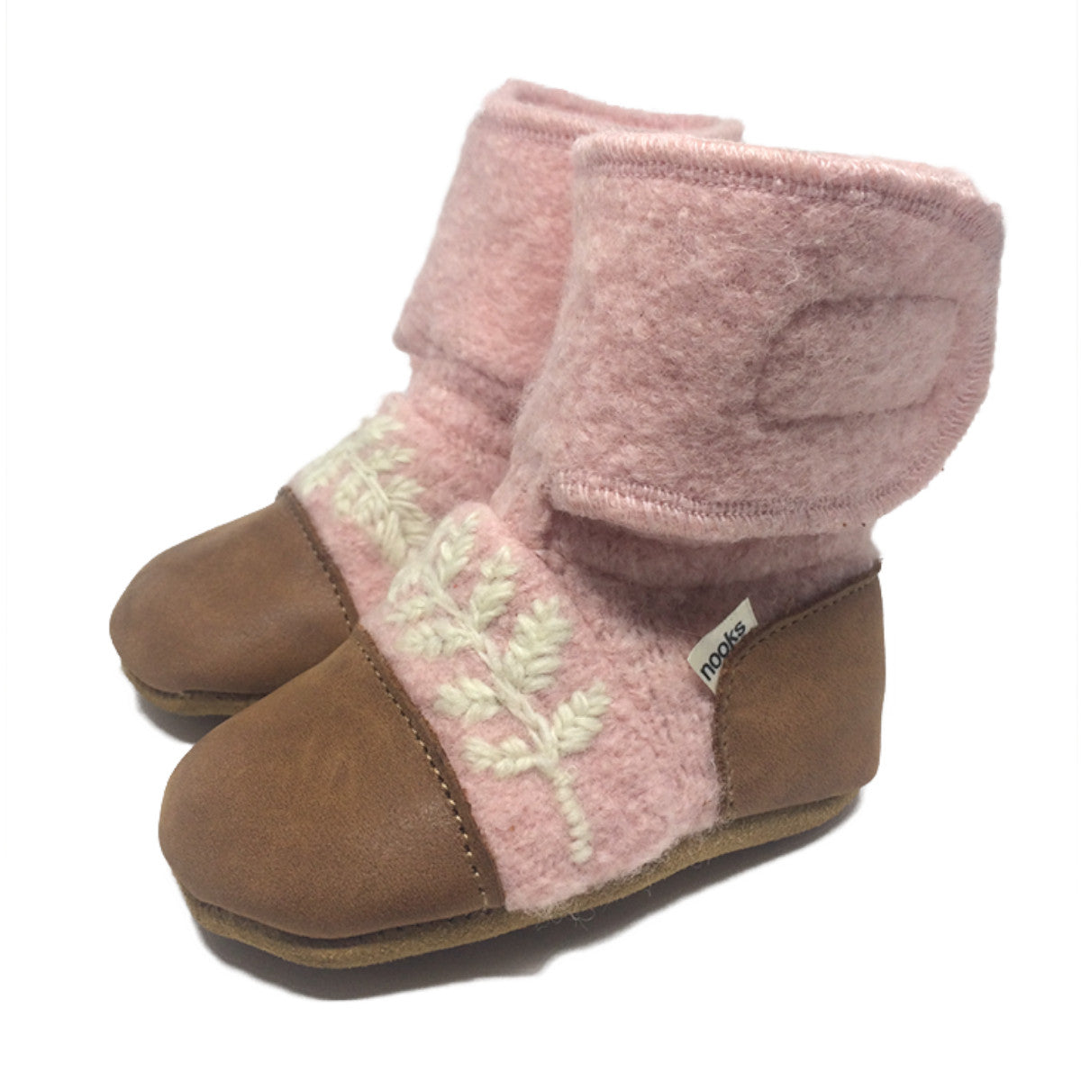 Nook Design Embroidered Booties