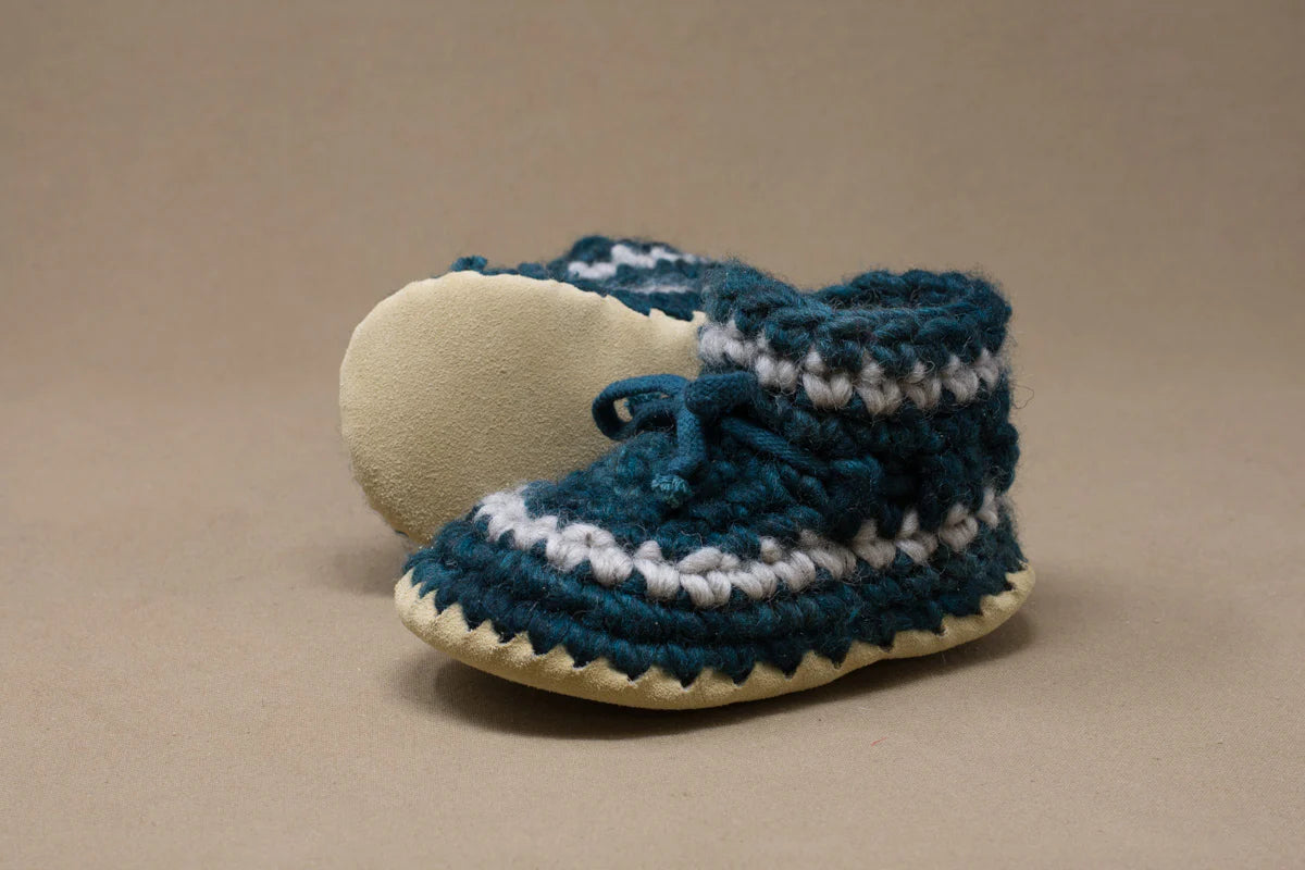 Crocheted Slippers - Newborn to Youth