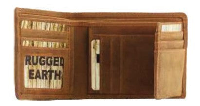 RE Leather Wallet - Bifold with CC Flap
