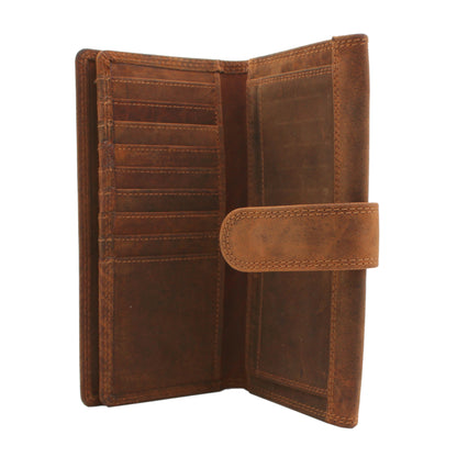 RE Leather Wallet - Clutch
