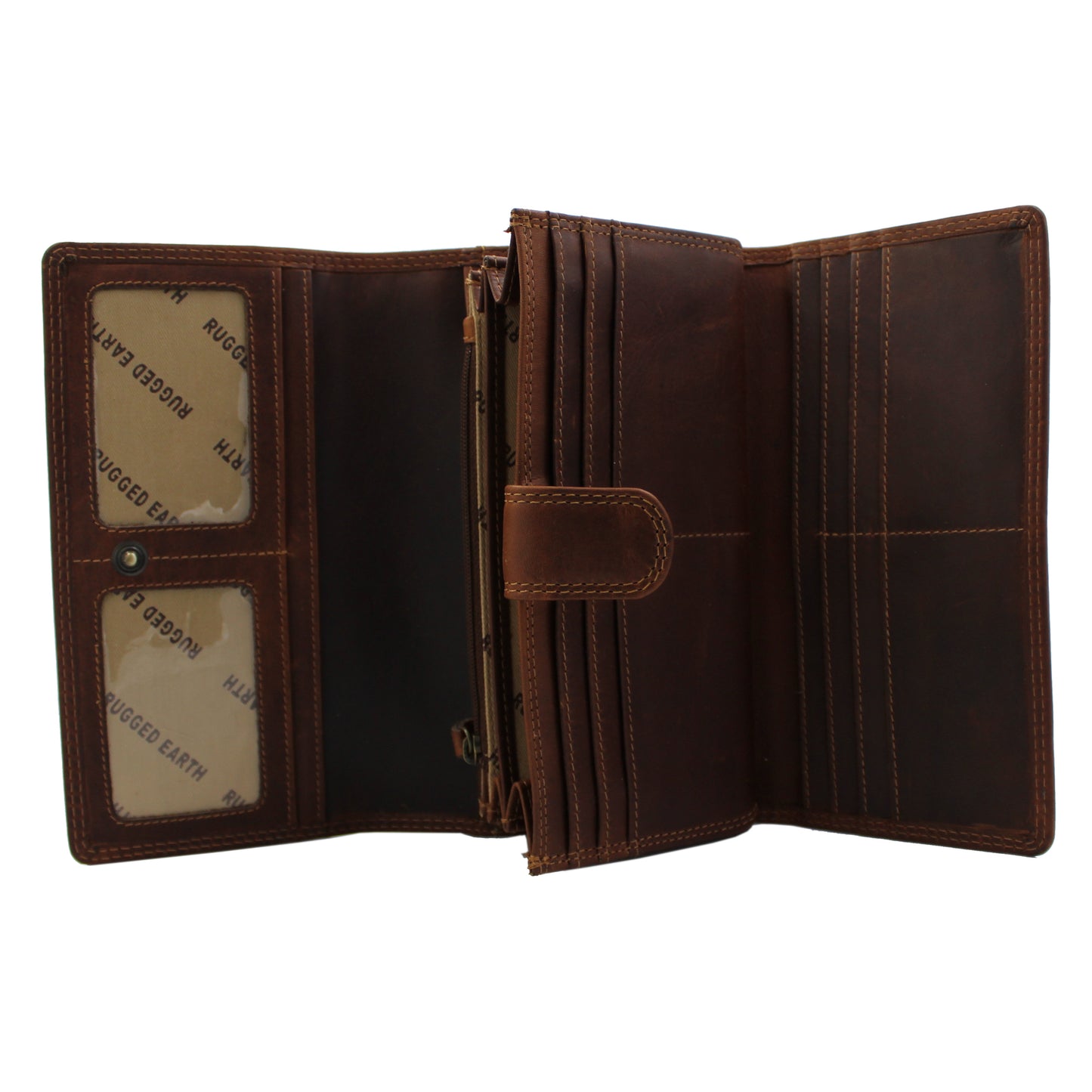RE Leather Wallet - Clutch