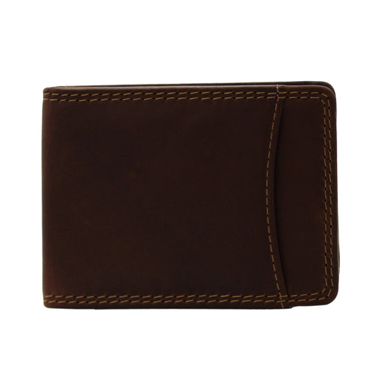 RE Leather Wallet - Bifold with Clip