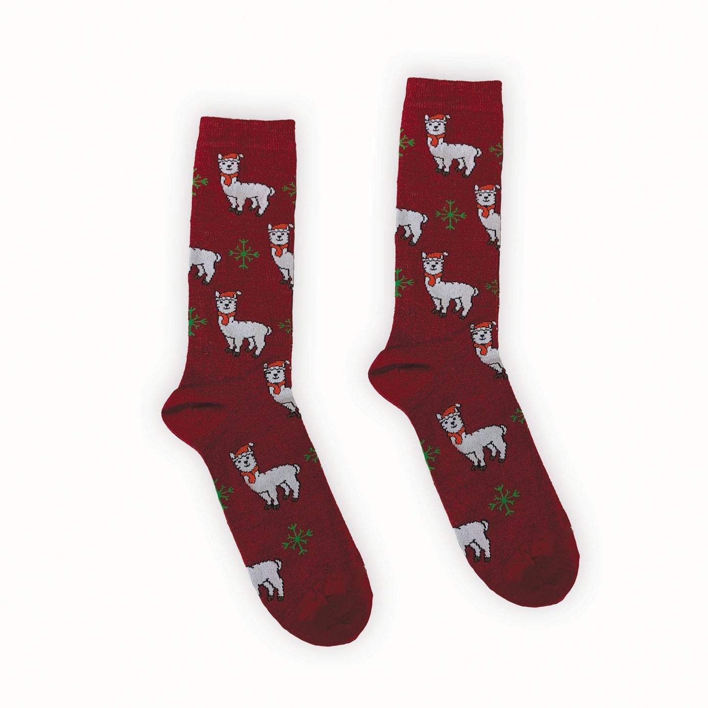 Alpaca Festive Socks