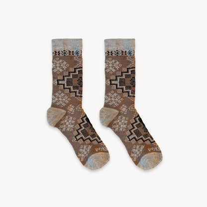 Alpaca Thick Print Socks