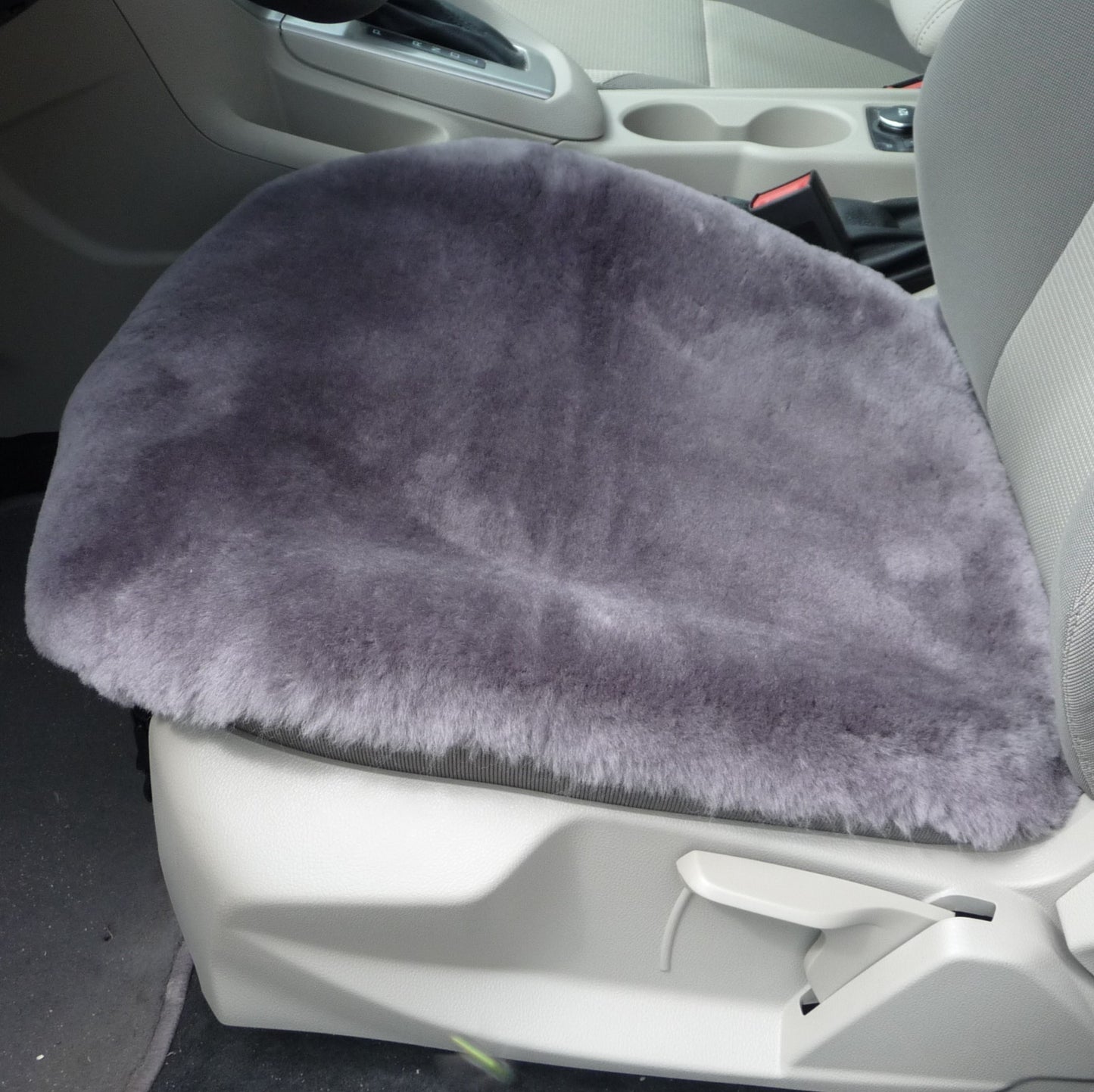 Sheepskin Car Seat Cover. Made in Canada by Egli's Sheep Farm