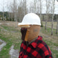 Sheepskin Head Honcho Hard hat liner. Made in Canada by Egli's Sheep Farm