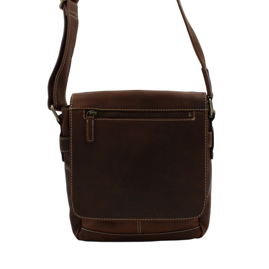 RE Leather Handbag (9"x9.5"x3.5")