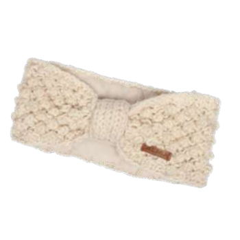 Popcorn Knit Bow Headband