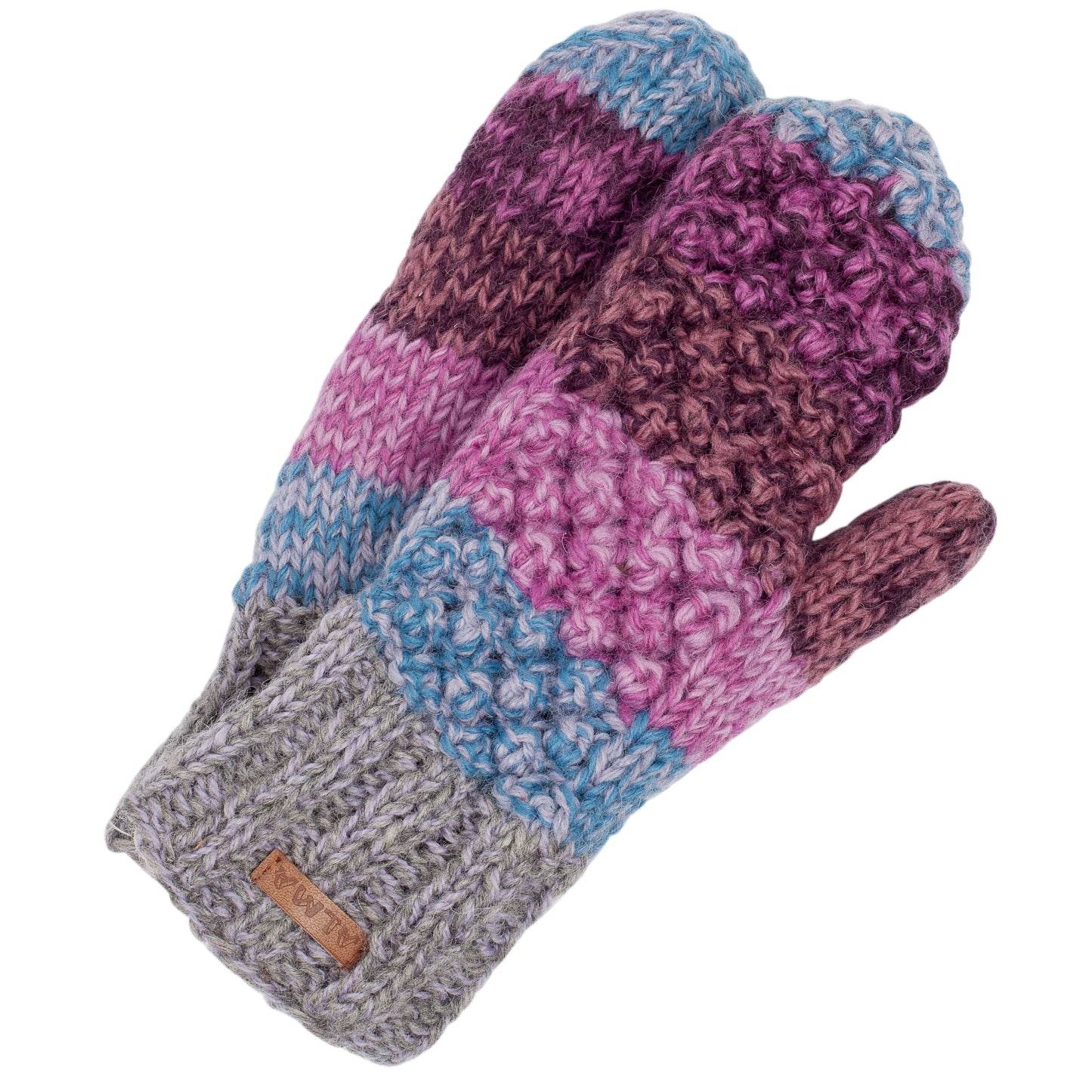 Tie Dye Wool Mitts