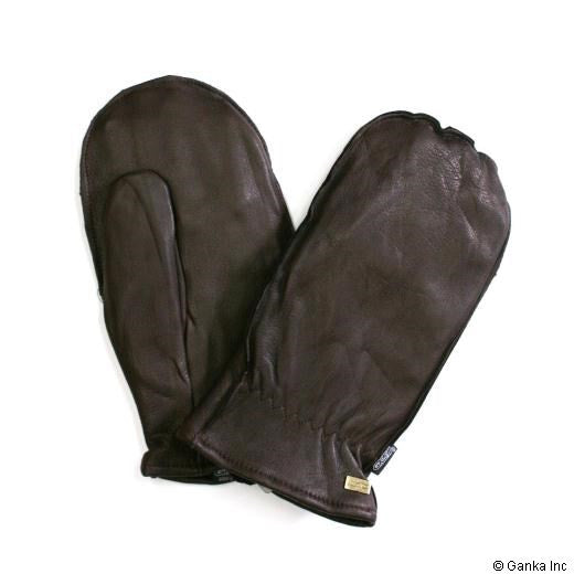 Leather Finger Mitts - Women's