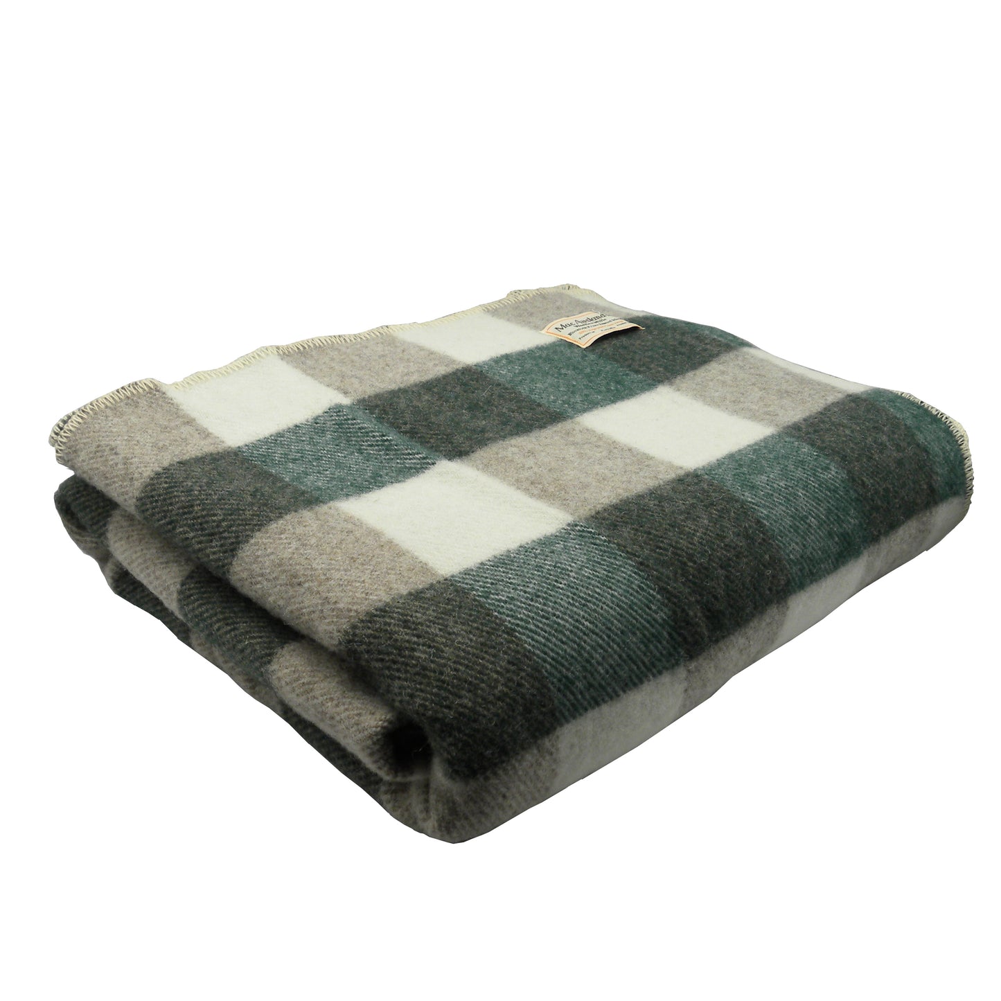 MacAusland's Checkerboard Wool Blanket