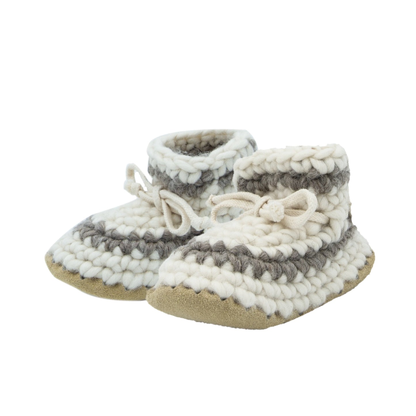 Crocheted Slippers - Newborn to Youth