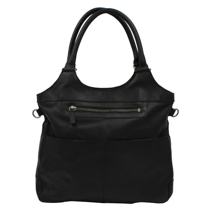 RE Leather Handbag (15"x13"x3")