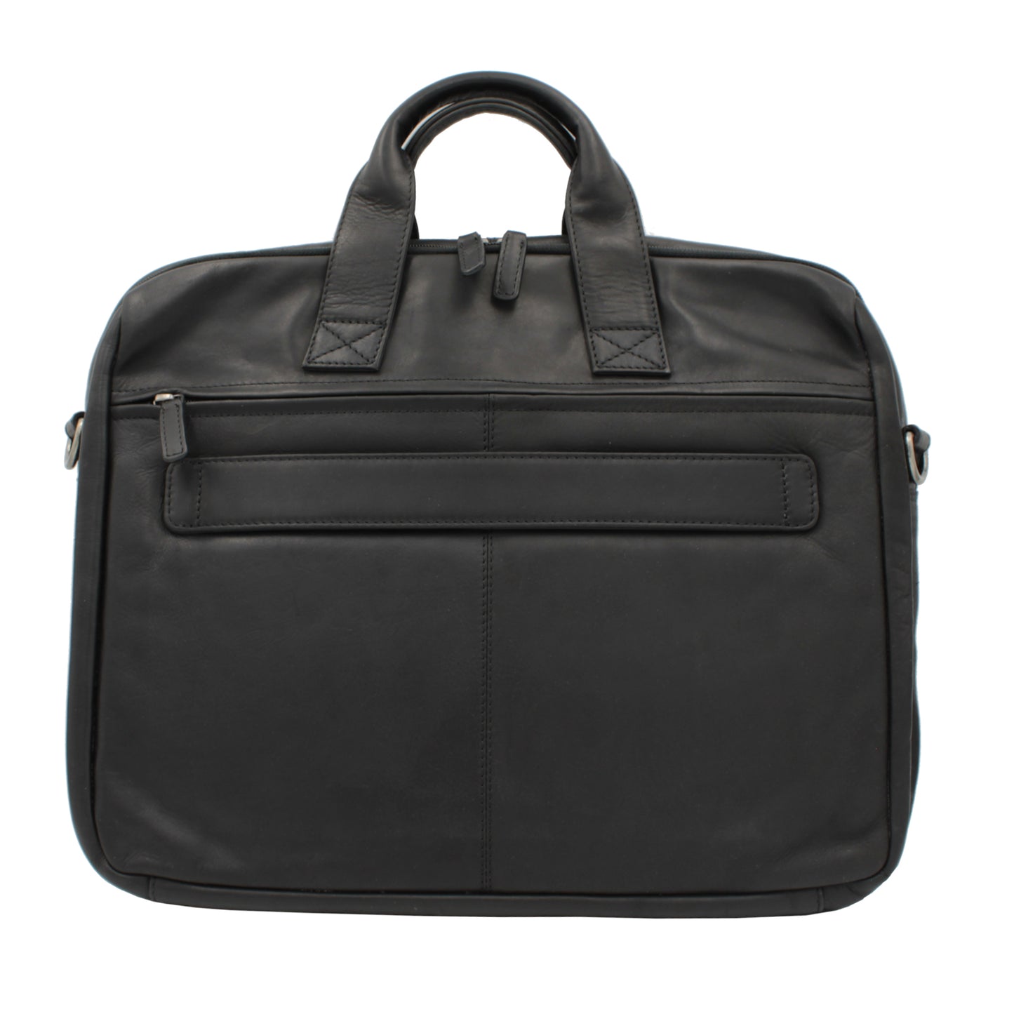 RE Leather Laptop Bag (17"x12.5"x4")