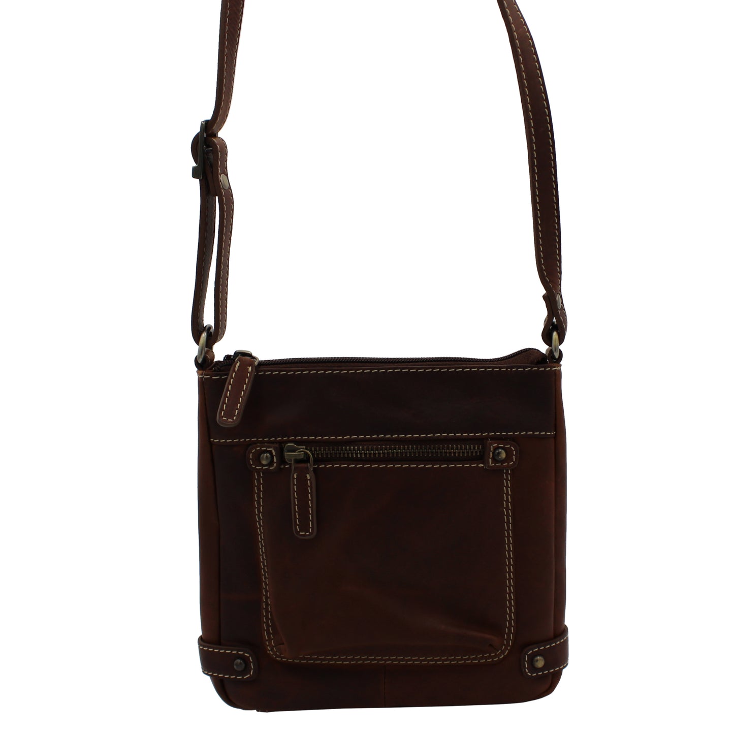 RE Leather Handbag (8.5"x8"x1.5")