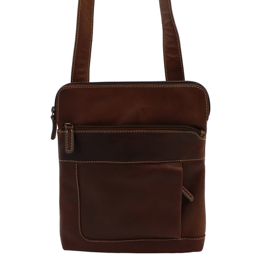 RE Leather Handbag (10"x12"x1.5")