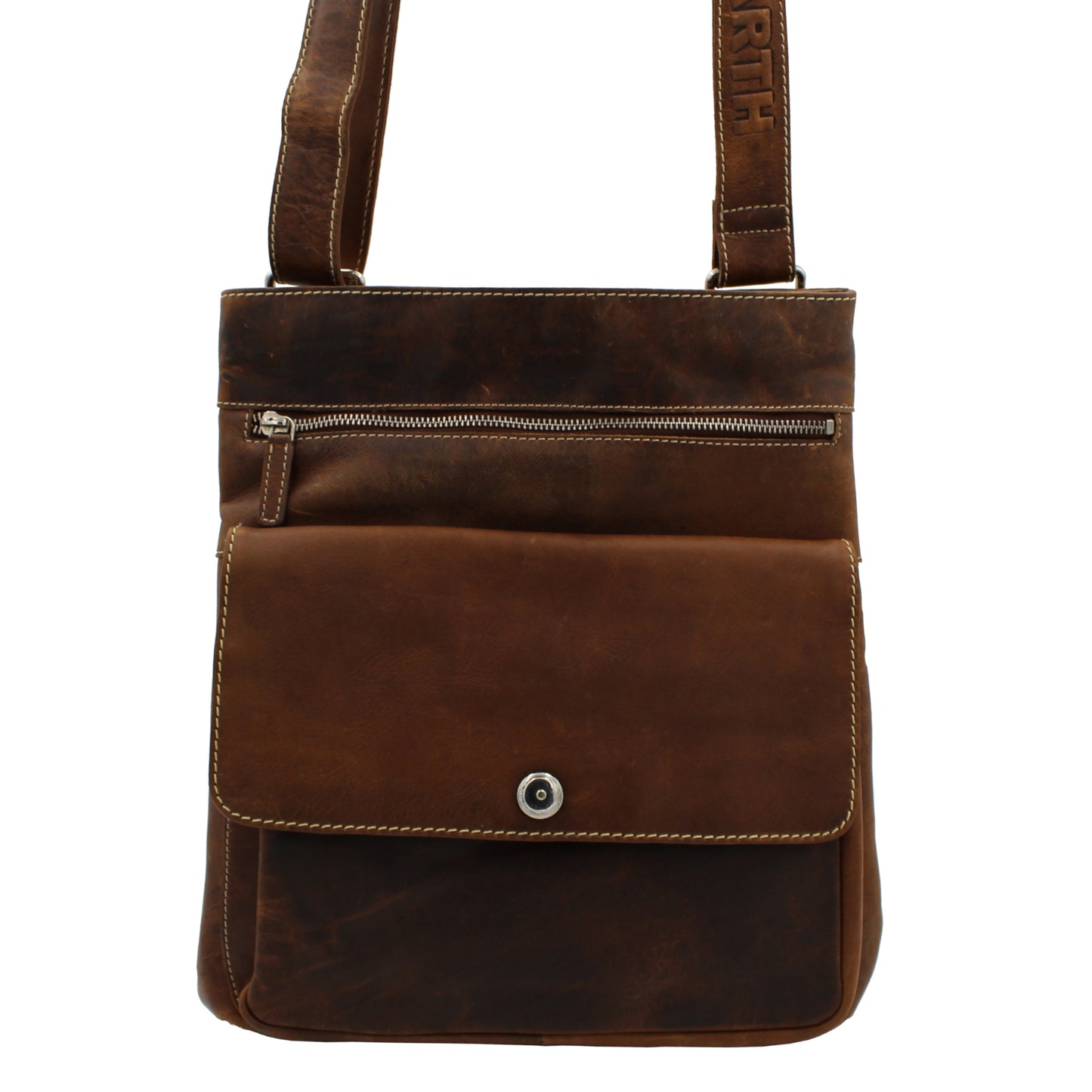 RE Leather Handbag (12"x13"x1.5")