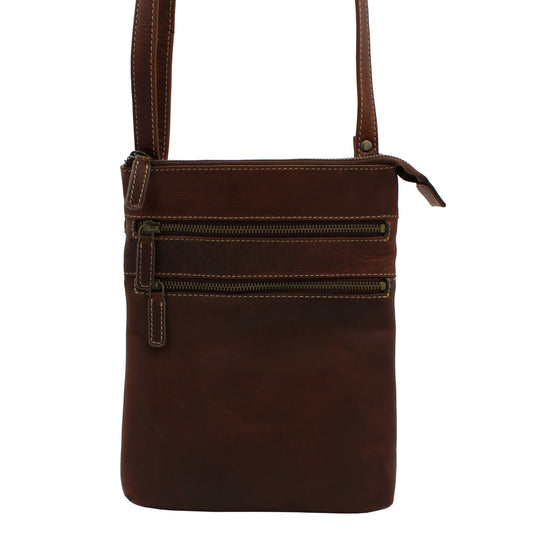 RE Leather Handbag (8.5"x10.75"x1.5")
