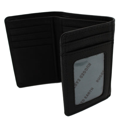 RE Leather Wallet - Trifold with 12 Credit Card