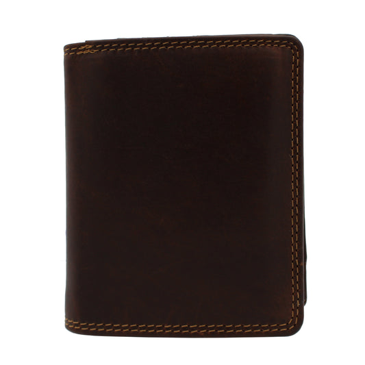 RE Leather Wallet - Trifold with Coin